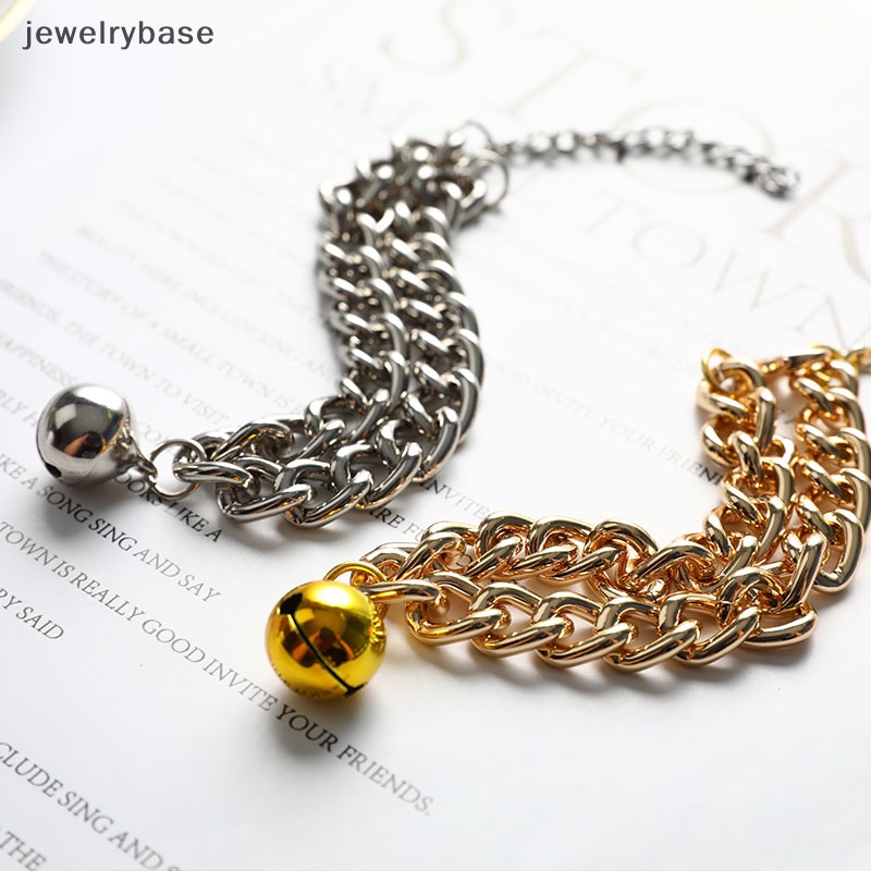 [jewelrybase] Training Anjing Kerah Kucing Peliharaan Kuba Link Tebal Rantai Kalung Emas6 /8/10inch Butik