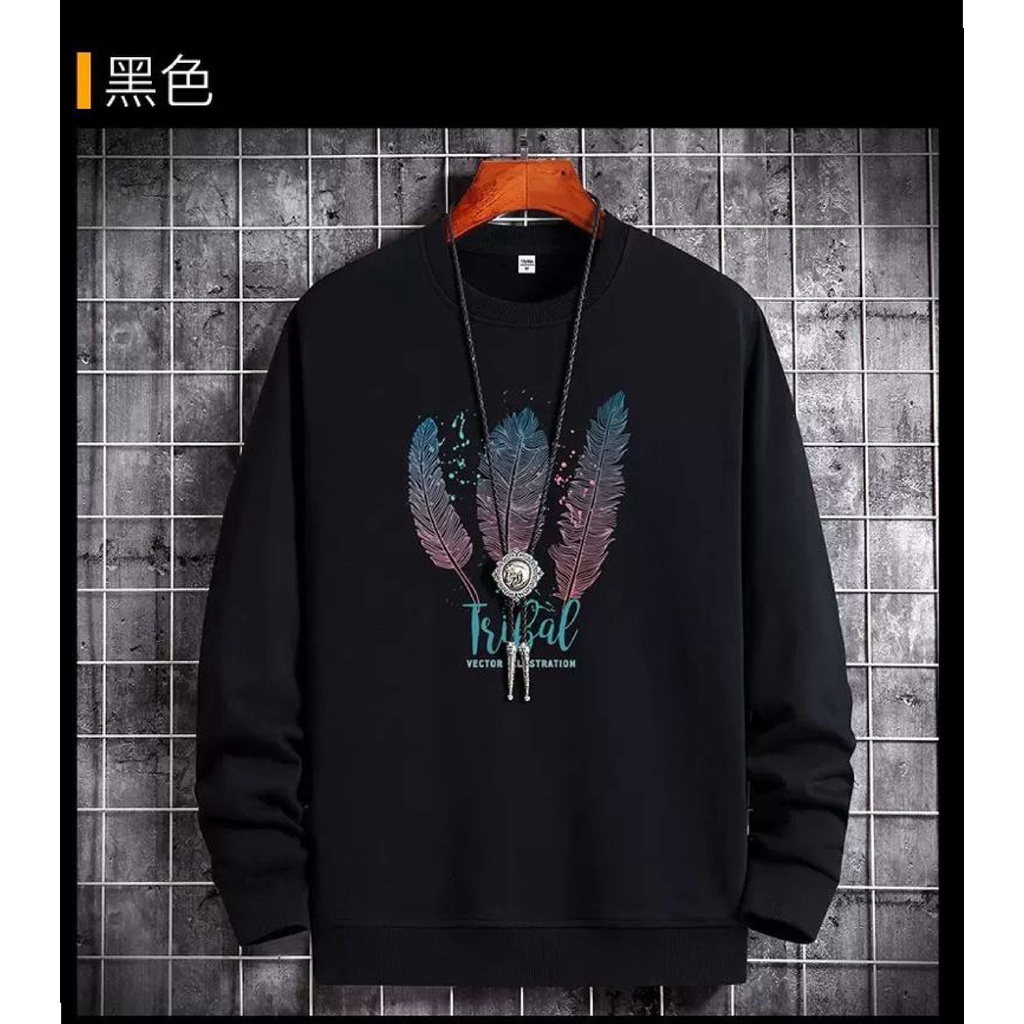 Bisa Bayar Di Tempat/ BS//T-SHIRT TERIBAL BAJU TANGAN PANJANG PRIA FASHION REAL PICTURE