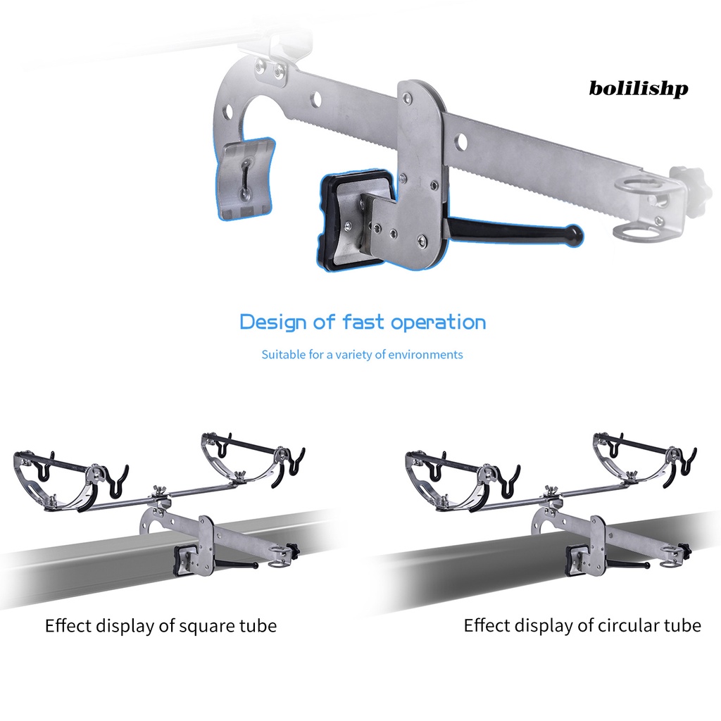 Bo-bridge Fishing Bracket Multi-angle Adjustable Portable Stainless Steel Lipat Rakit Dukungan Memancing Untuk Memancing