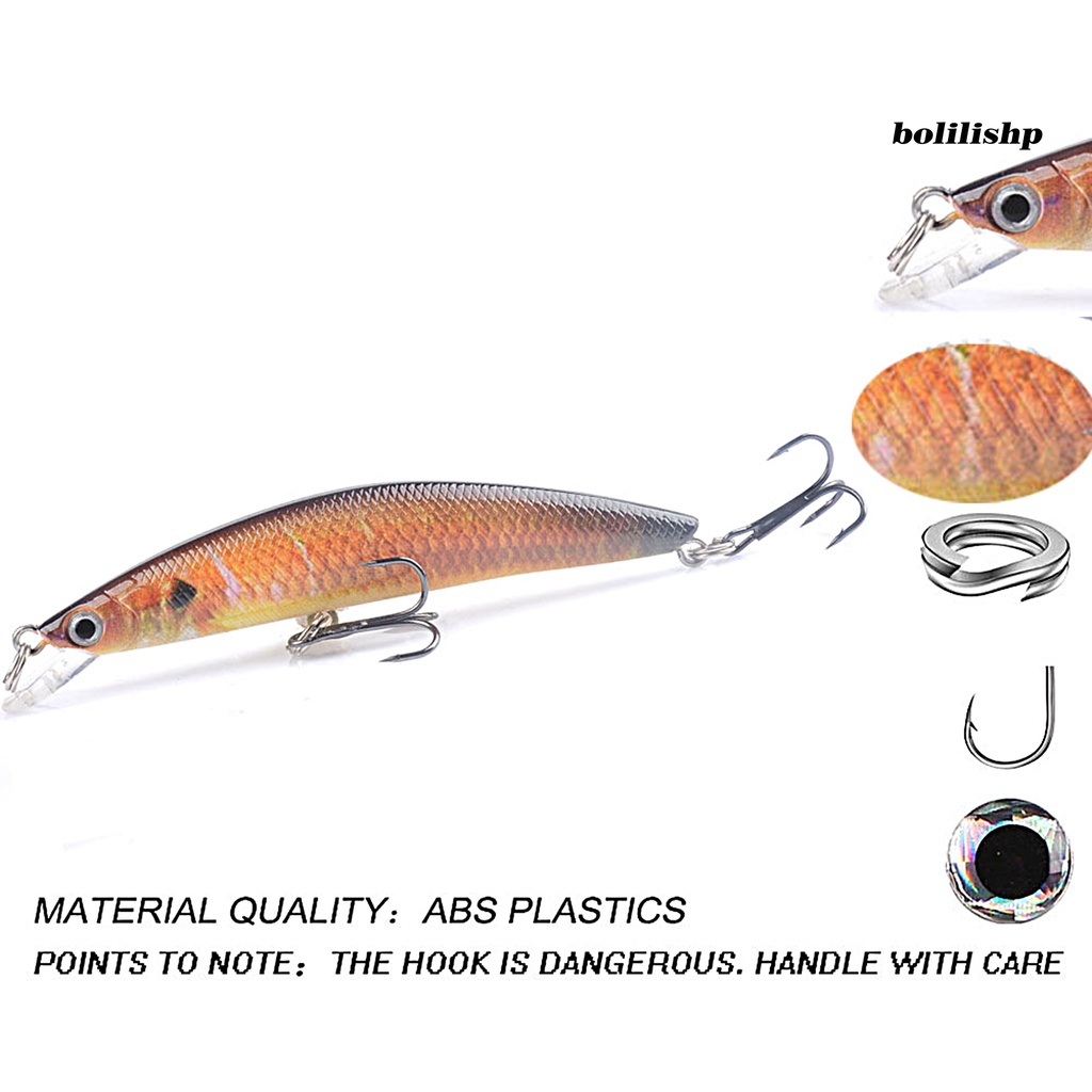 Bo-9.2cm/7g Umpan Keras 3D Simulasi Fisheye Dengan Kait Tajam Tampil Realistis Warna Hidup Permukaan Halus Meningkatkan Tingkat Memancing Sangat Disimulasikan Umpan Keras Ikan Memikat Warna-Warni