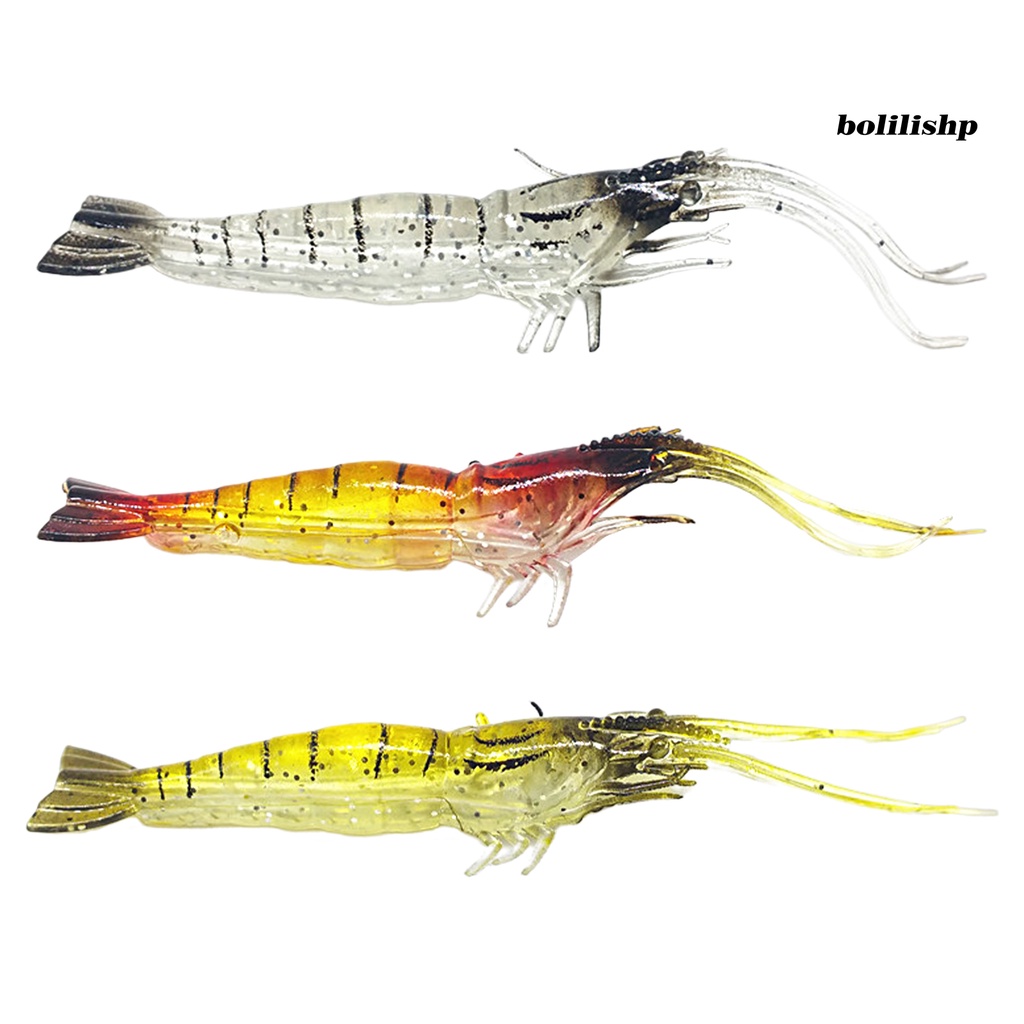 Bo-5pcs 10.5cm/4g Umpan Pancing Simulasi Cepat Kumpulkan Ikan Menggoda Angling Laut Memancing Air Tawar Udang Umpan Memancing Luar Ruangan