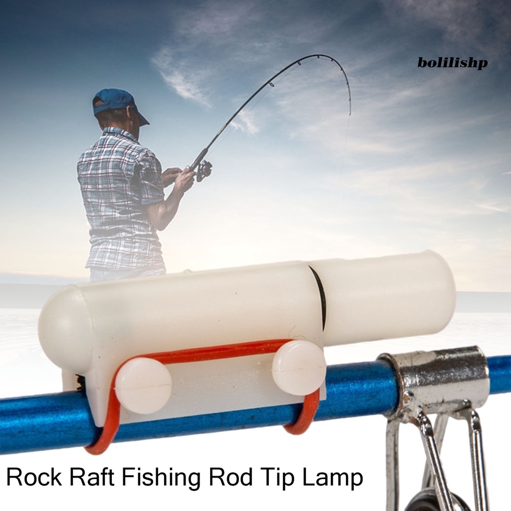 Bo-lampu Mancing Peka Gravitasi-Sensitif Anti-slip Anti-dumping Angling Batu Rakit Pancing Tip Lamp Outdoor Mancing