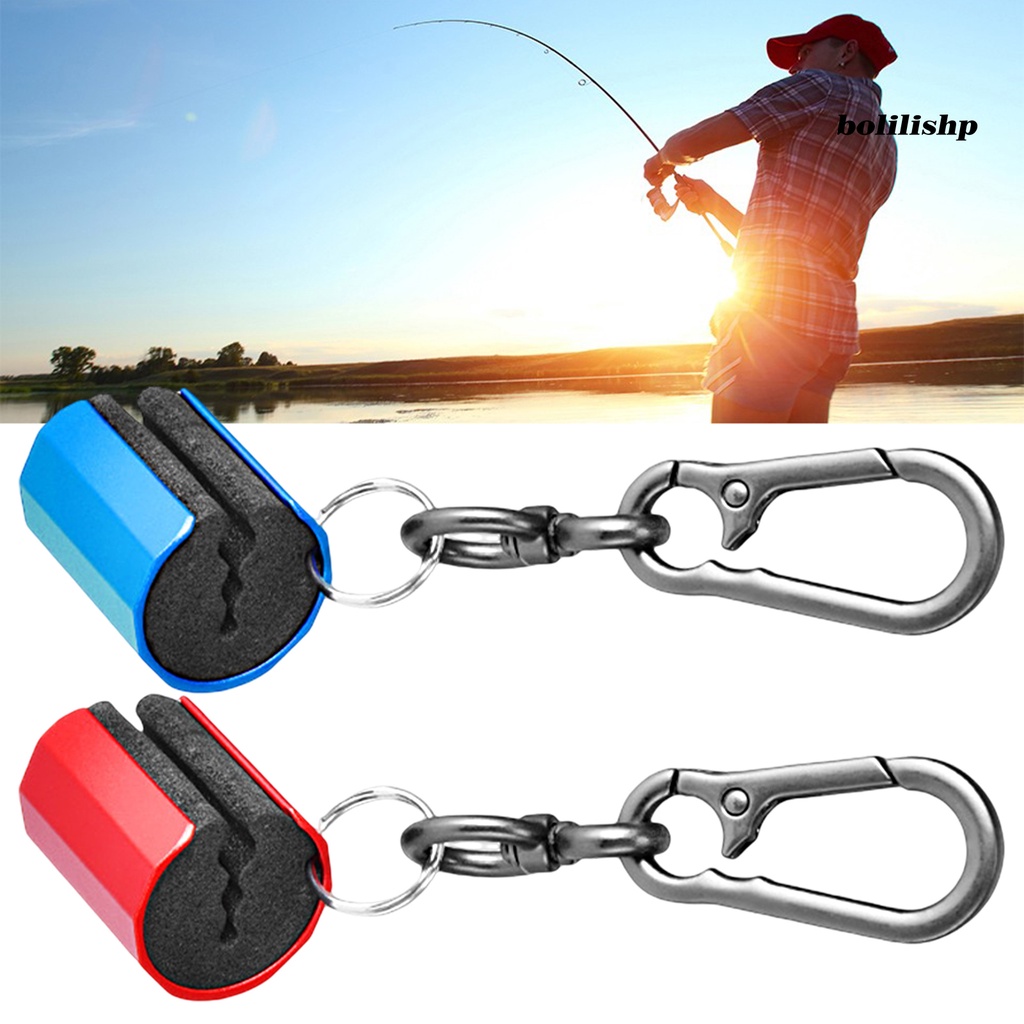 Bo-fishing Rod Clip Anti Gores Stabilitas Tinggi Lapisan Lembut Kekuatan Aus Klip Gantung Pancing Kuat Dan Kokoh Fly Fishing Quick Rod Holder Untuk Outdoor