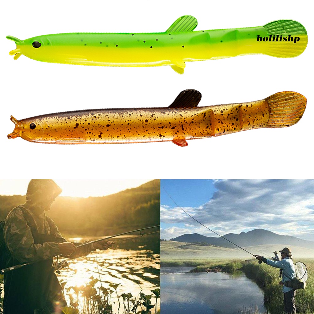 Bo-5pcs 6cm/1.4g Umpan Pancing Simulasi Kulit Hidup Warna Cerah Fleksibel Reusable Atraksi Ikan Universal Mini Buatan Loach Lembut Snakehead Umpan Peralatan Memancing