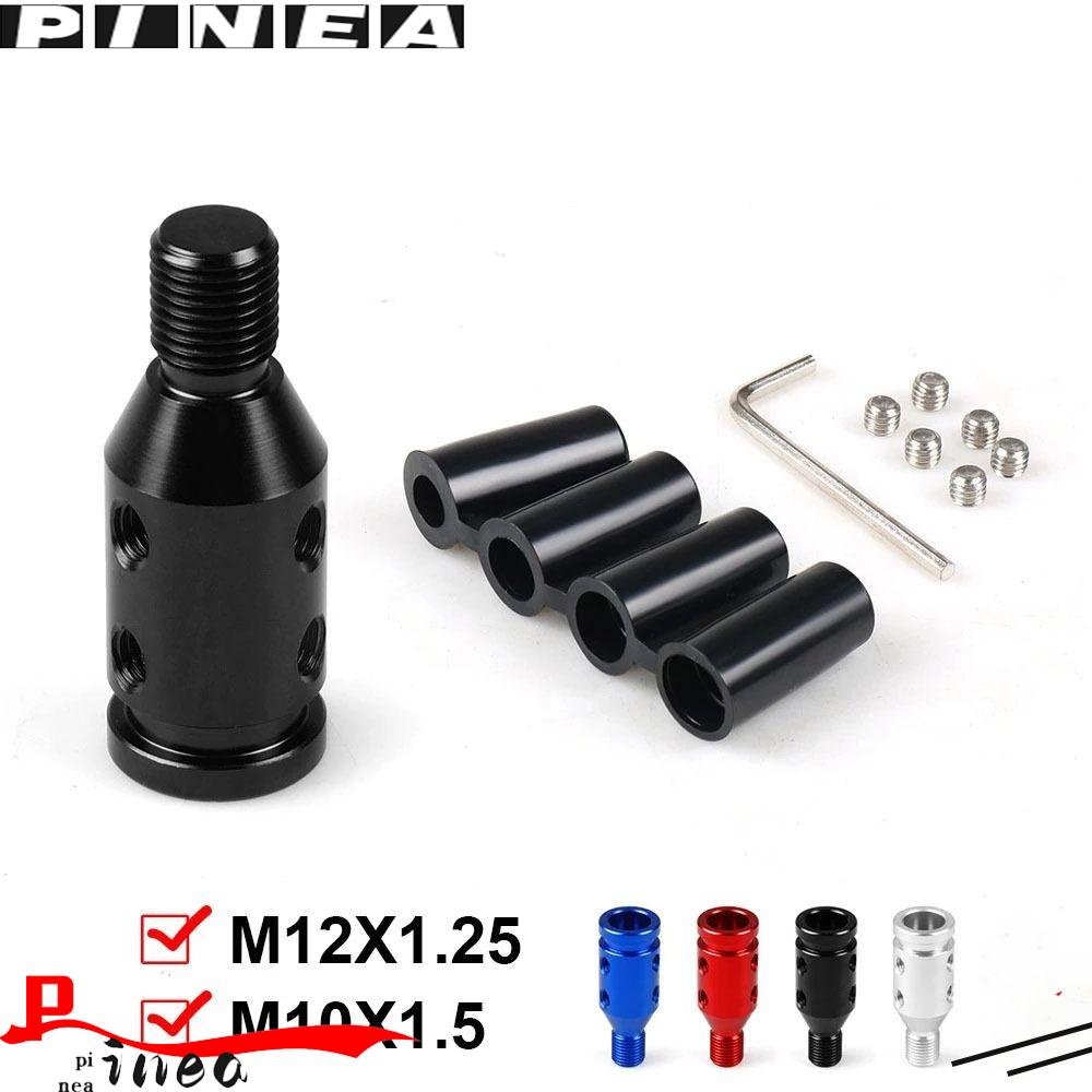 Adaptor Knob Pemindah Nanas Aksesoris Mobil Untuk Konverter Tuas Gigi M10x1.5/M12x1.25 Aluminium Alloy