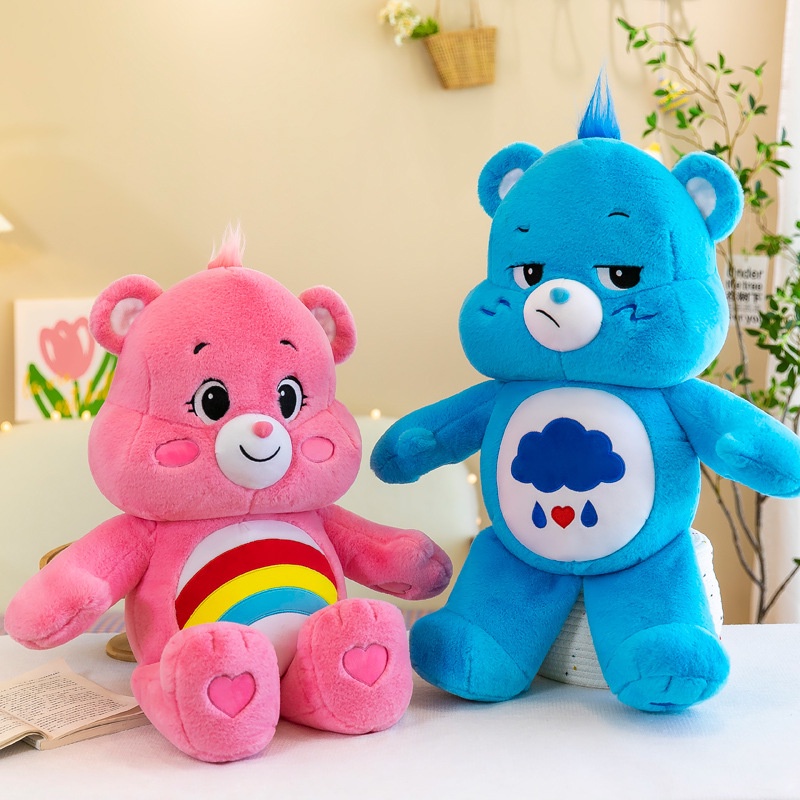 Kartun Perawatan Beruang Rainbow Bear Boneka The Cheer Bear Mainan Mewah Beruang Ornamen Anak Bayi Dewasa Bantal Dekorasi