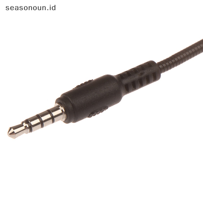 Seasonoun Headset Gaming Studio Stereo Kabel 3.5mm Portabel Mikrofon Mono Suara HD Mini.