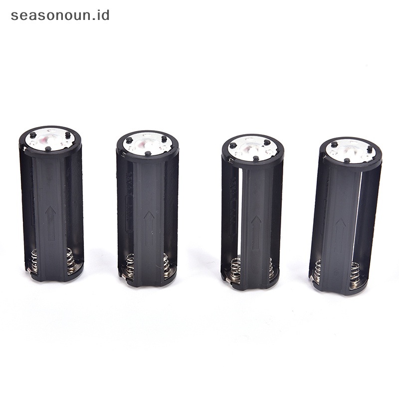 Seasonoun 2Pcs Holder Hitam Untuk Senter Torch AAA 3x1.5v.