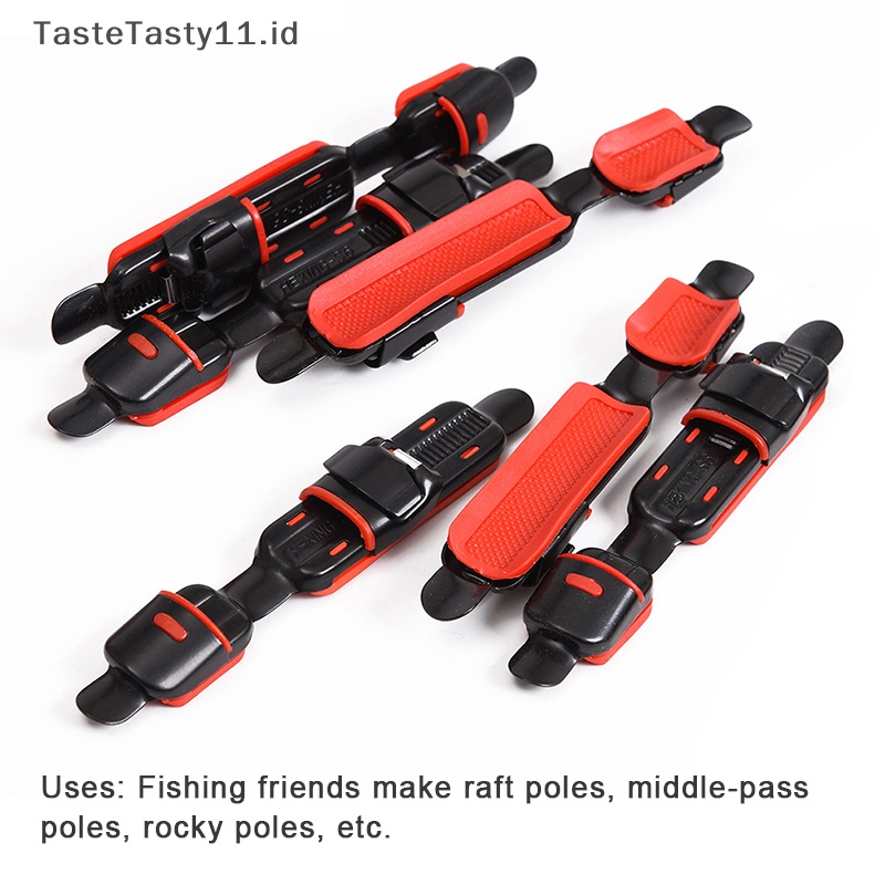 Tastetasty 1Pcs Metal Reel Kursi Deck Pancing Klip Fitted Wheel Reel Karet Bantalan Alat Aksesori Holder Fishing Tackle.