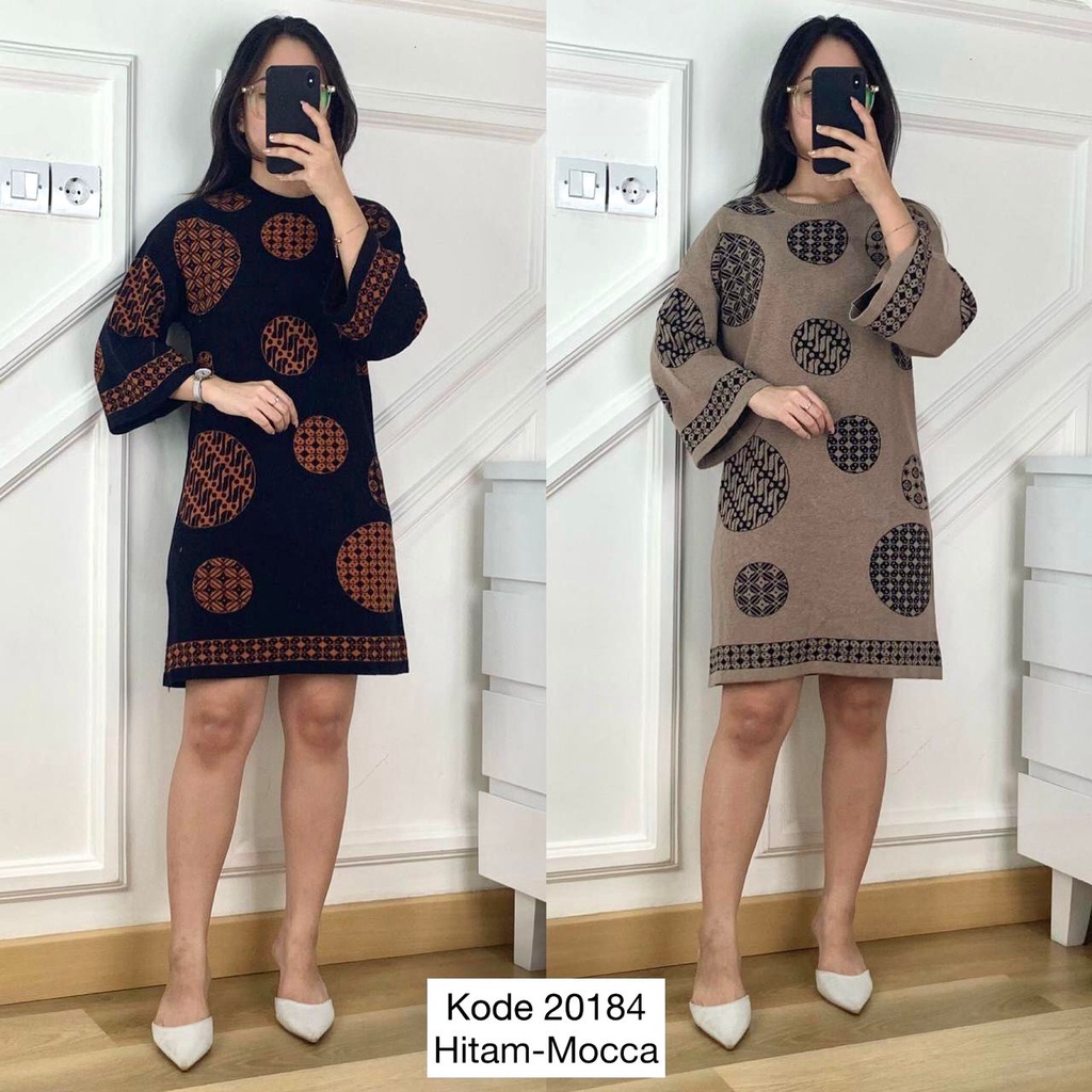 Dress Rajut Import Premium I Baju Dress Rajut Wanita I Baju Terusan Wanita