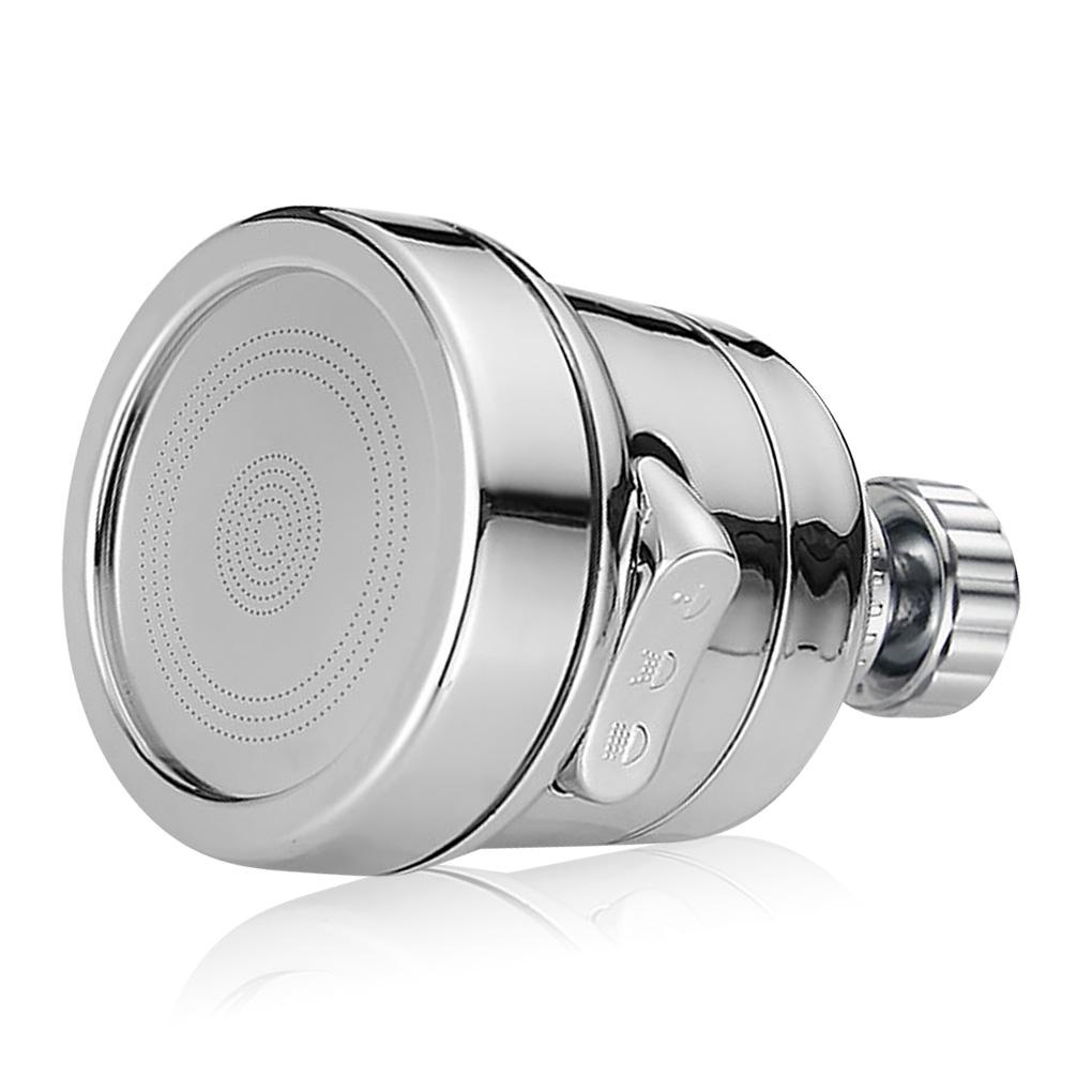 Kran Aerator Shower Head Extender Dapur ABS Stainless Steel Rotasi Hemat Air Bubbler Tap Nozzle Sprinkler Kebisingan Rendah