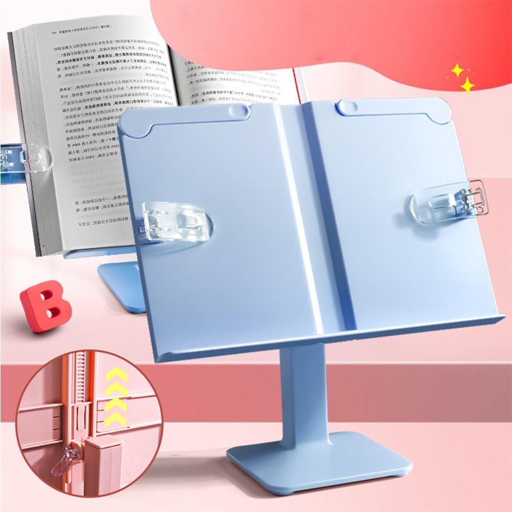 Mxbeauty Buku Holder Notebook Multifungsi Siswa Stationary Alat Kantor Musik Score Tablet Membaca Bookend Reading Stand