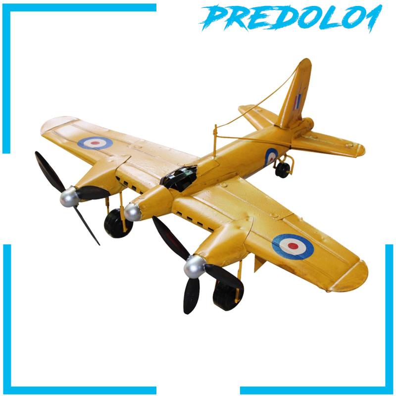 [Predolo1] Gaya Vintage Model Pesawat Metal Planes Model Untuk Hadiah Liburan Cewek Cowok