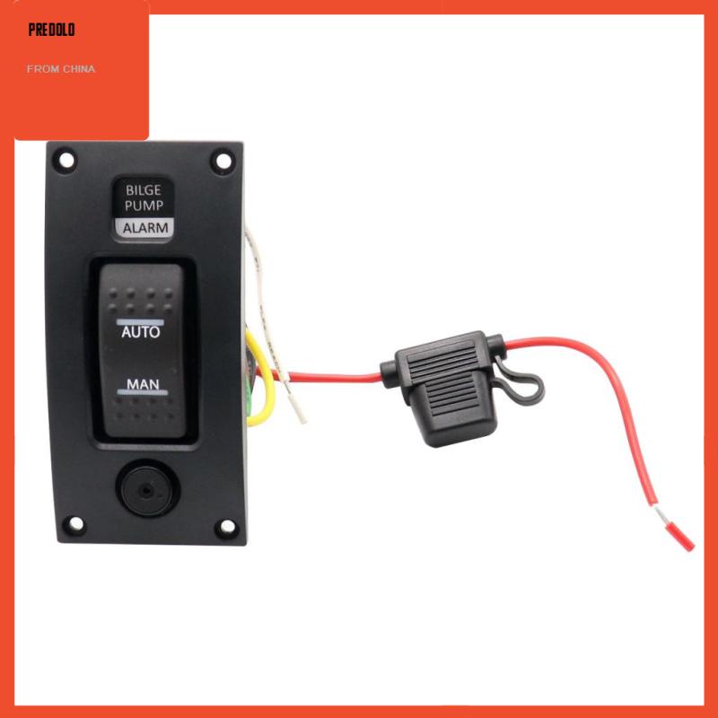 [Predolo] New Bilge Pump Switch Panel Otomatis-Off-Manual 12v 24v Dengan