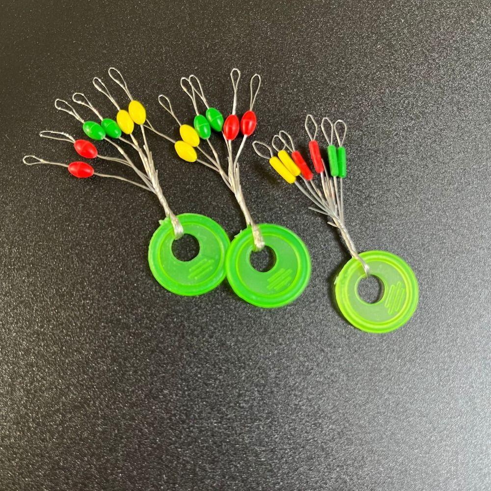 AUGUSTINA Pelampung Oval Agustina 600pcs 600pcs 100group Anti Slip Mancing Floating Beans Pelampung Karet Mancing Stopper Pelampung Bal Pelampung Kacang