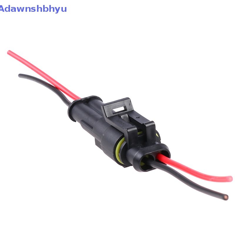 Adhyu Konektor Kawat Listrik 2Pin Sealed Waterproof Plug Konektor Otomatis Dengan ID Kabel