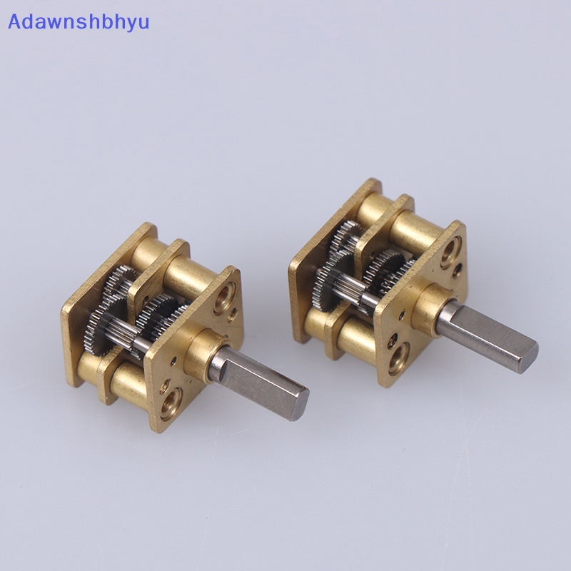 Adhyu 2pcs All metal gear reducer N20 reducer gearbox Bagian Motor N20 Geared Motor ID