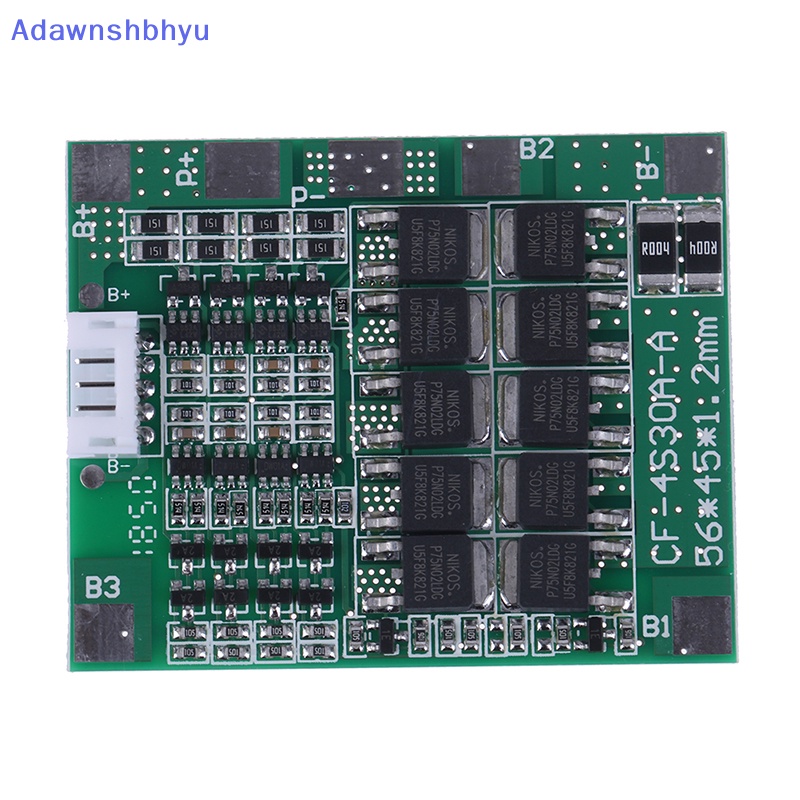 Adhyu 4S 14.8v 30a bms Papan Perlindungan Pcb18650 li-ion cell balance ID