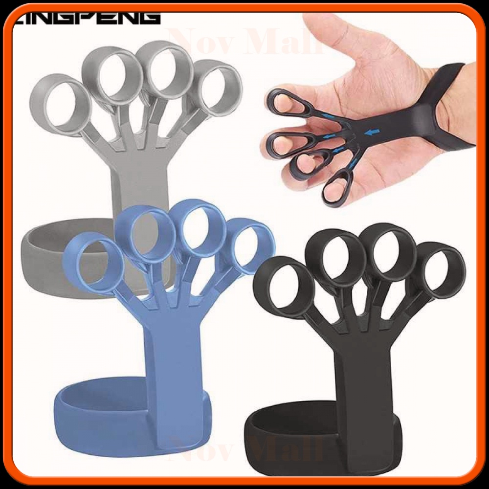 Silicone Finger Hand Grip Olahraga Power Strength 11 Pounds -SP158