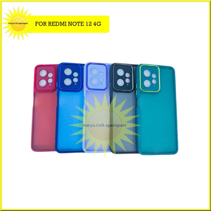 Case Premium Hybrid Chrome Xiaomi Redmi Note 12 4g 5g Note 12 Pro 4g 5g