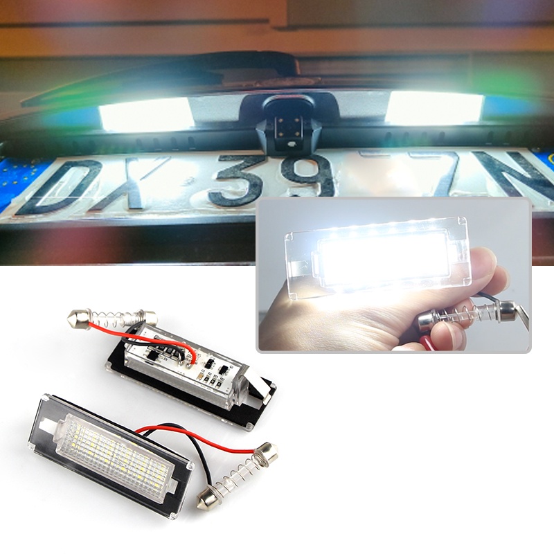 2pcs Untuk Fiat Ducato Bus Kasten Peugeot Boxer Bus Kasten Citroen Jumper Bus Kasten LED Plat Nomor Lampu Plat Lampu