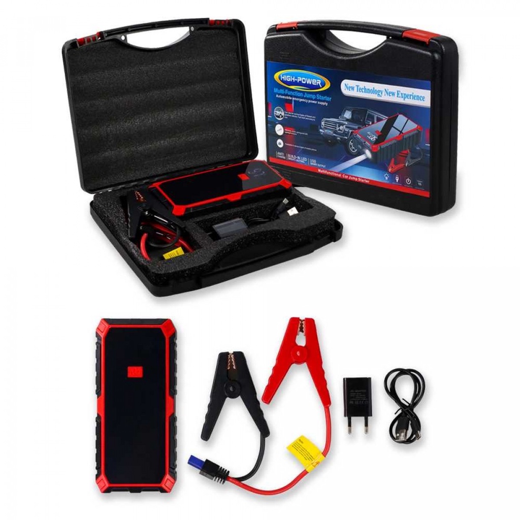 Power Bank Jumper AKI ACCU Jump Starter Senter USB 12V 8000mAh