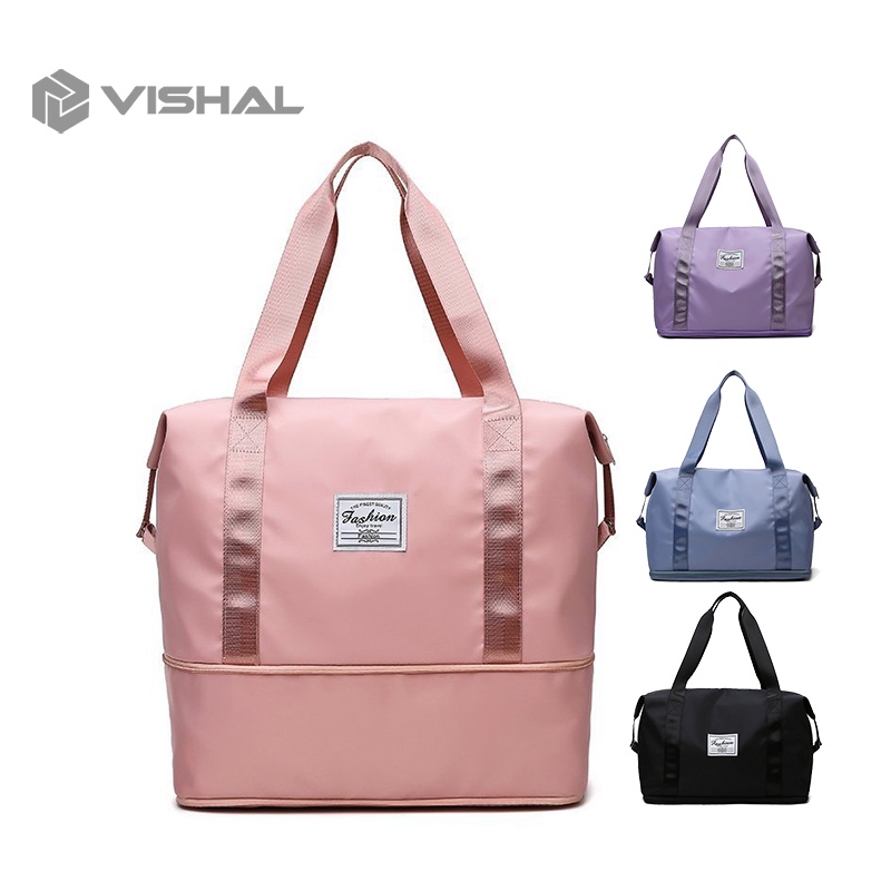 VISHAL TAS TRAVEL BESAR ANTI AIR / PORTABLE GYM BAG / TAS FITNESS / TAS HAND CARRY VS-126