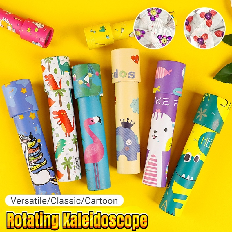 Kartun Berputar Kaleidoskop Klasik Nostalgia Anak Percobaan Sains Mainan Dua Bagian Phantoscope Anak Interaktif Logis Artascope Fancy Dunia Balita Mainan Sensory