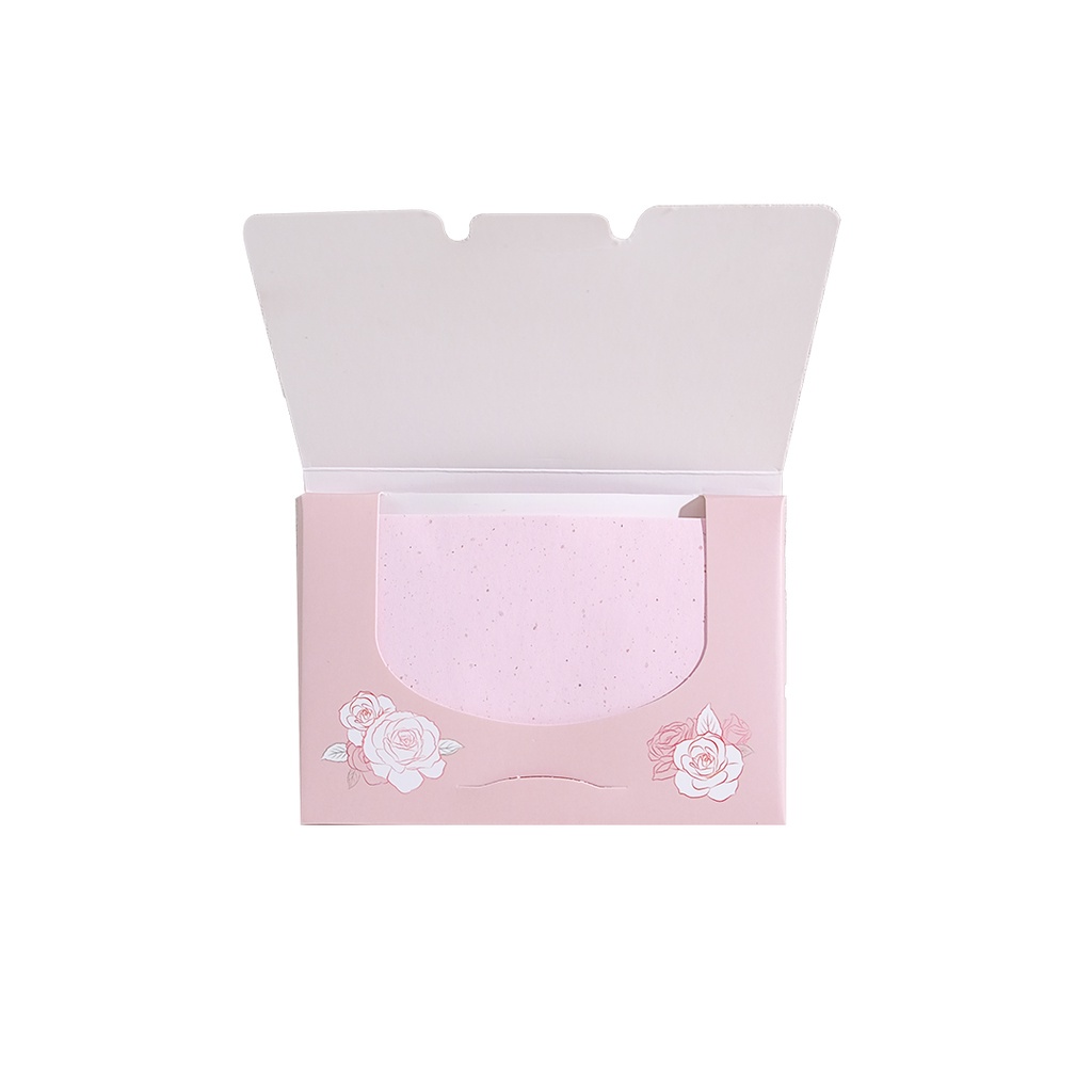 Jacquelle Rose Extract Oil Control Paper Blotting Paper isi 50's Kertas Penyerap Minyak di Wajah