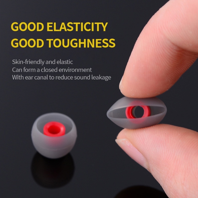 6pcs/3pasang Baru Universal Dilepas Anti-Alergi Lembut S/M/L In-ear Headset Earbuds Portable Nyaman Pengganti Earphone Silikon Shockproof Eartips