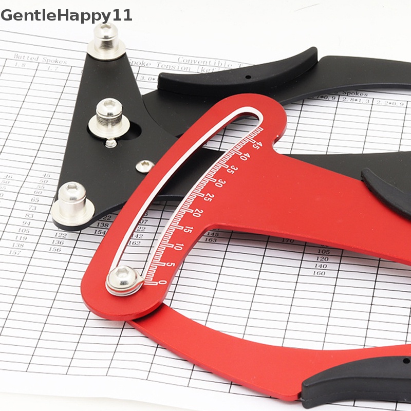 Gentlehappy Mountain Bike Spoke Tension Meter Sepeda Roda Tukang Alat Perbaikan Nyaman Grip Aksesoris Tensiometer id