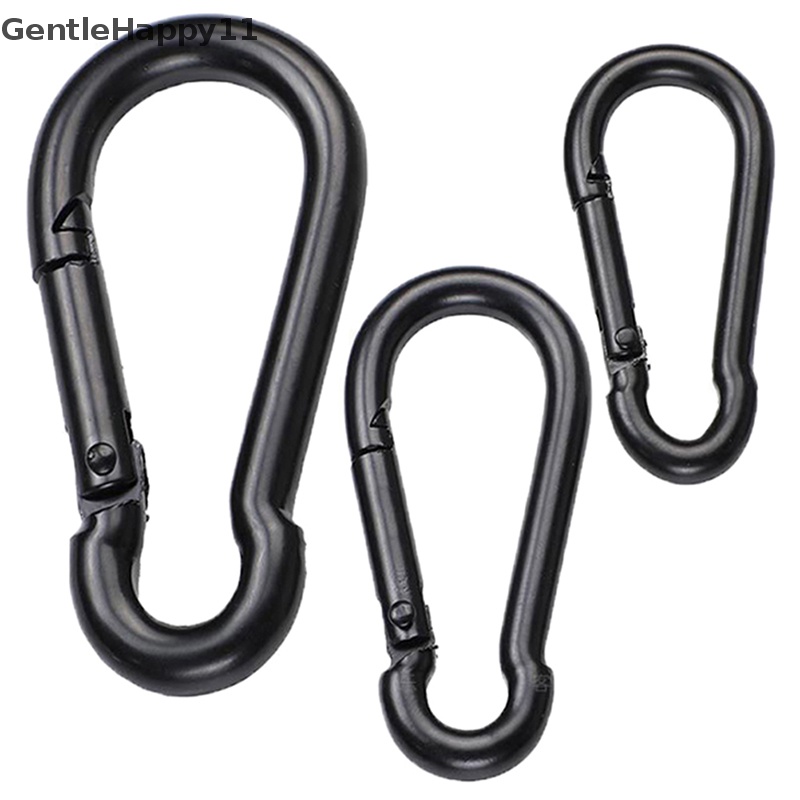 Gentlehappy Gantungan Kunci Logam Klip Kait D Carabiner Hooks Konektor Untuk Membuat Perhiasan Key Ring Temuan DIY Grosir id