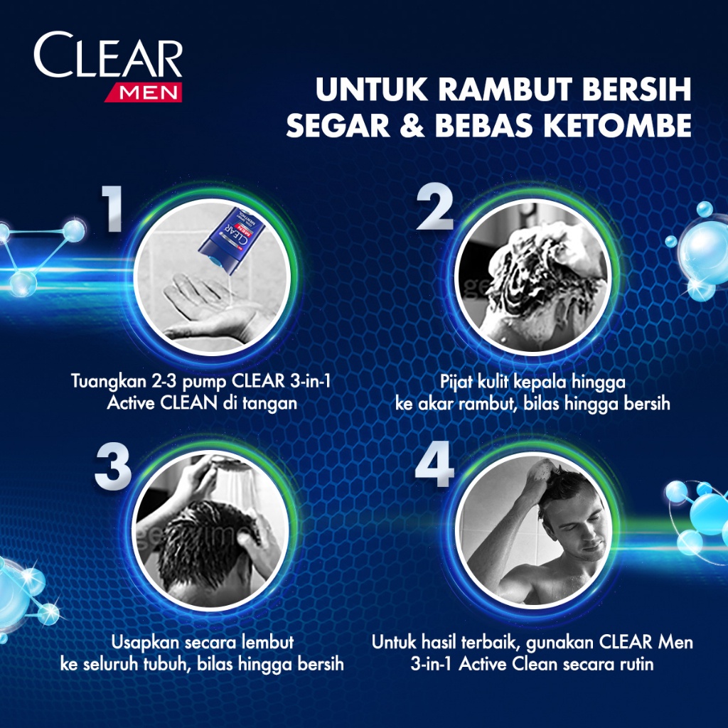 CLEAR Men Complete Care Shampoo 300 ml
