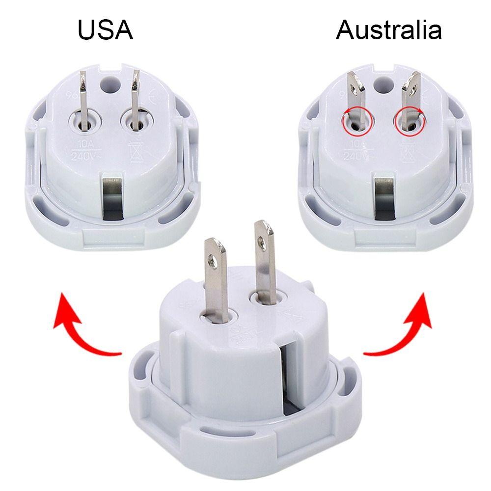 Populer Konverter UK Ke USA Stop Kontak Dinding Portable Adaptor Pengisian Universal