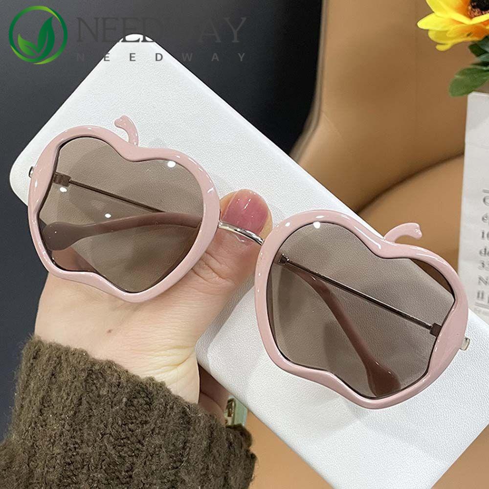 Needway   Anak Kacamata Hitam Anak Laki-Laki Perempuan Kacamata Matahari Visor Eyewear UV400 Berbentuk Buah Anak Sunglasses