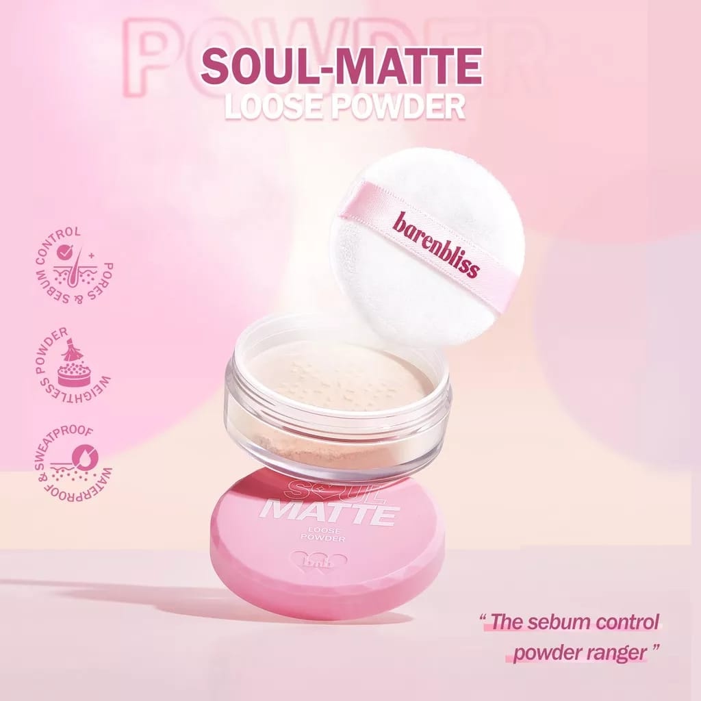 BNB Barenbliss Soul Matte Loose Powder | Bedak Tabur Korean