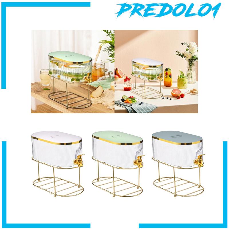 [Predolo1] Water Jug Dengan Keran Dispenser Es Minuman Bening Untuk Pernikahan Camping Rumah