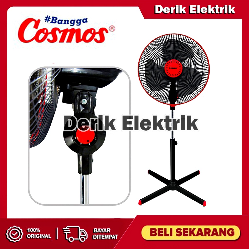 COSMOS STAND FAN / KIPAS ANGIN BERDIRI 16 XDC / 16XDC / 16-XDC (16 INCH) GARANSI RESMI