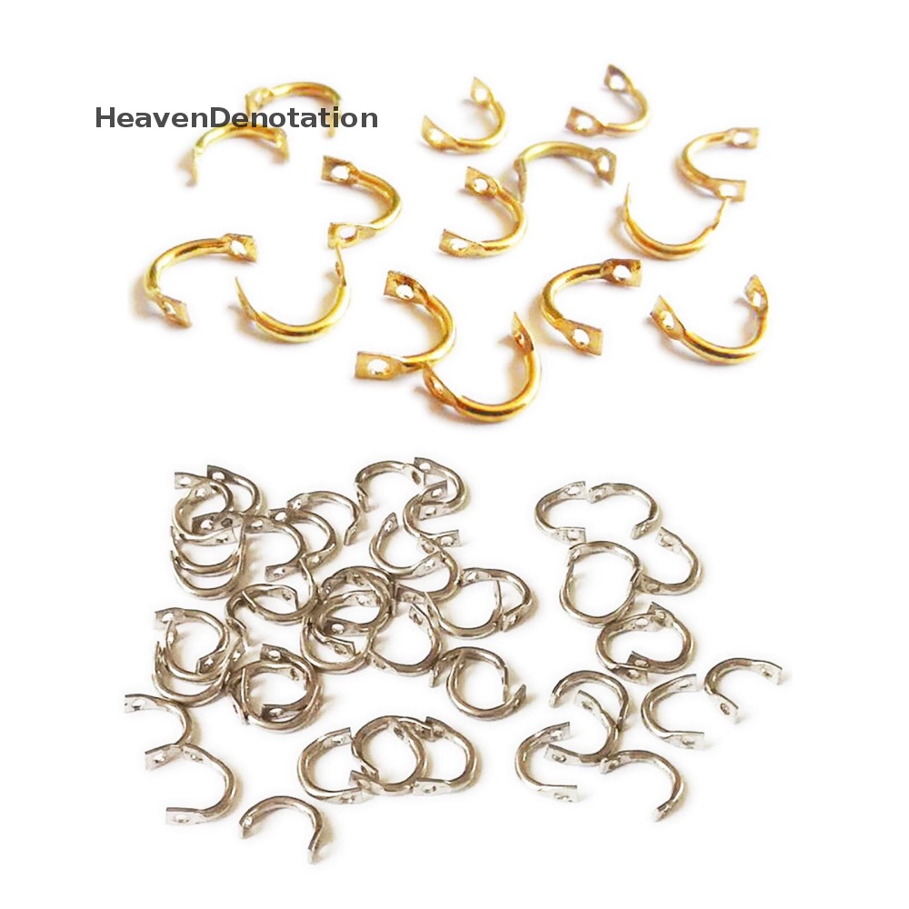 [HeavenDenotation] 25pcs Kuningan Memancing Clevis Easy Spin Spinner Clevis Alat Pemintal Sendok Pancing L HDV