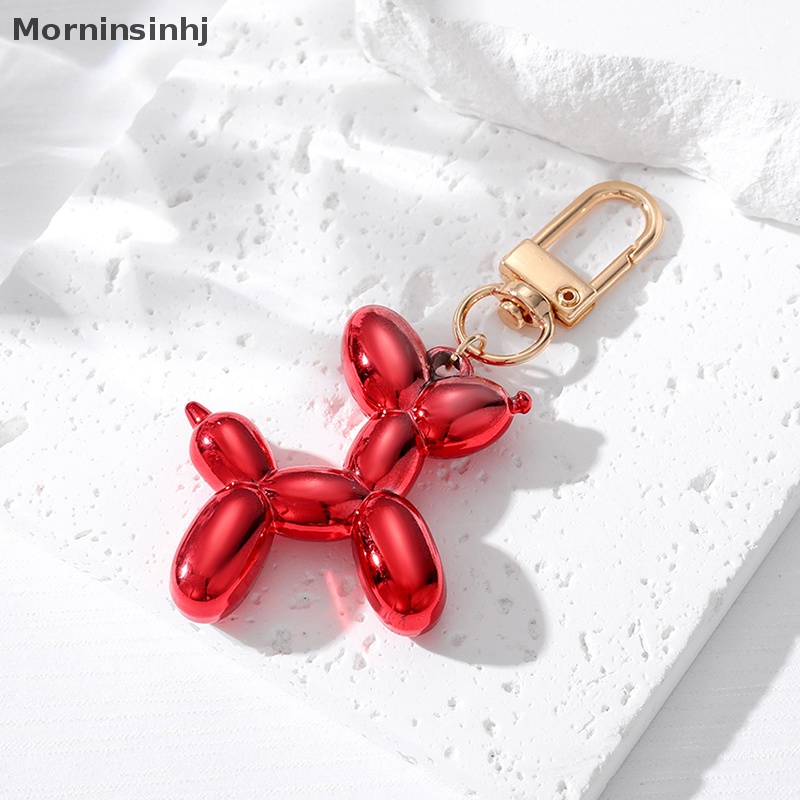 Mornin Warna-Warni Kartun Hewan Pasangan Gantungan Kunci Key Ring Wanita Pria Baru Bling Lucu Tas Hewan Peliharaan Mobil Pemegang Airpods Kotak Perhiasan Hadiah Teman id