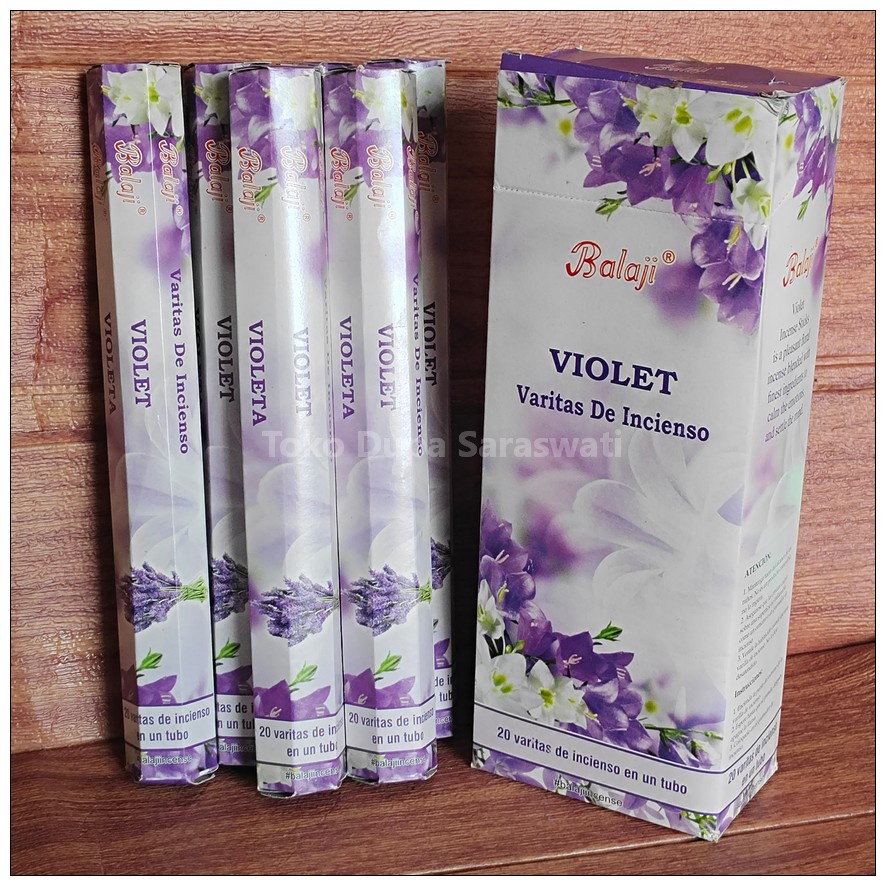 Hio Dupa Wangi Aromaterapi Violet Lavender Isi 20 Stik Balaji