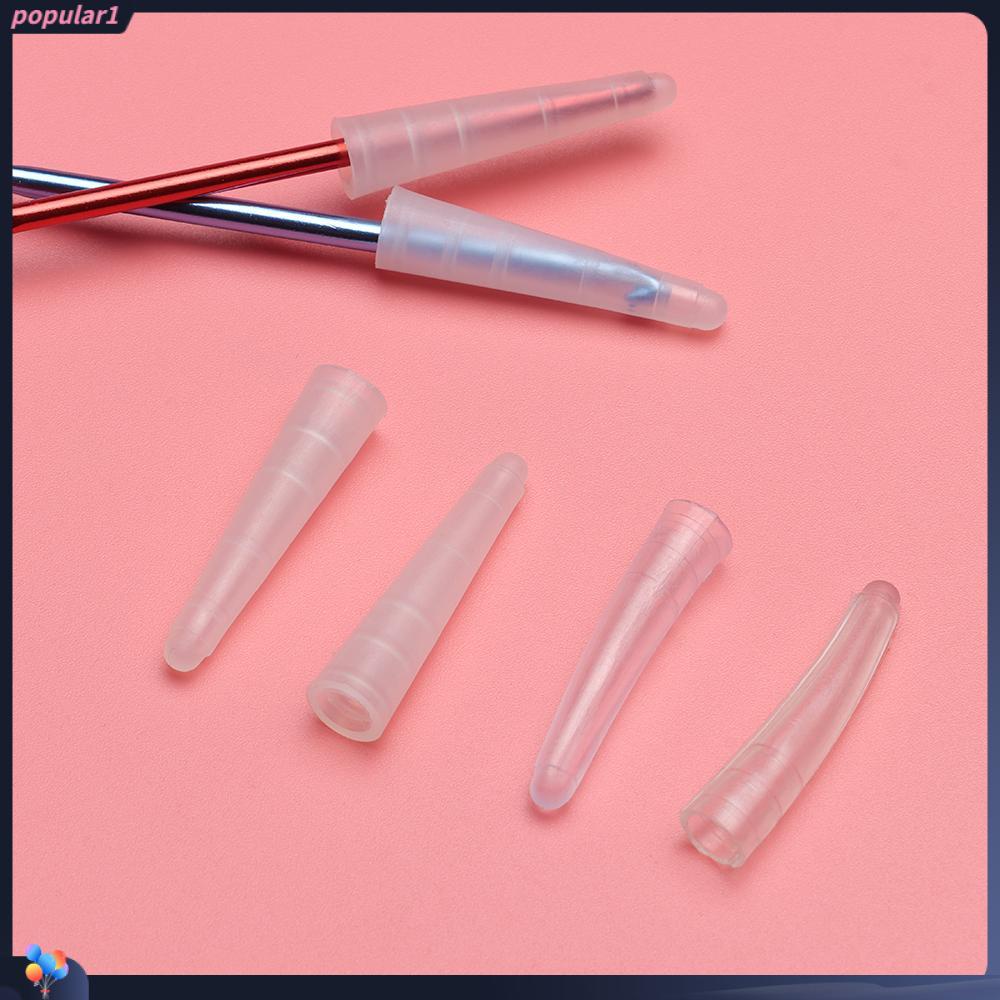 Populer 10Pcs Pinset Penutup 2.6 * 0.6 cm Bagian Alat Bantu Bulu Mata Grafting Eyelashes Tweezer