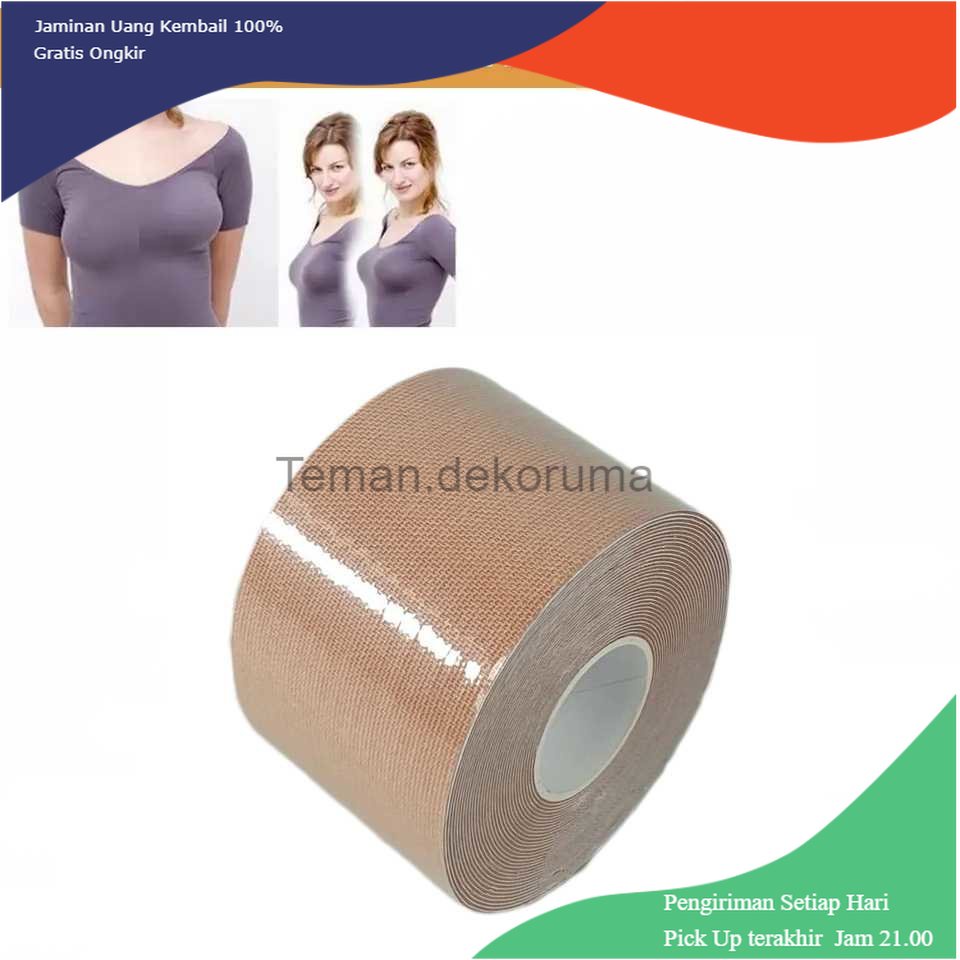 TD - DPR HELTFARM Body Tape Bra Cover Sticker Roll Seamless Instant Lift Up 5M - HR5