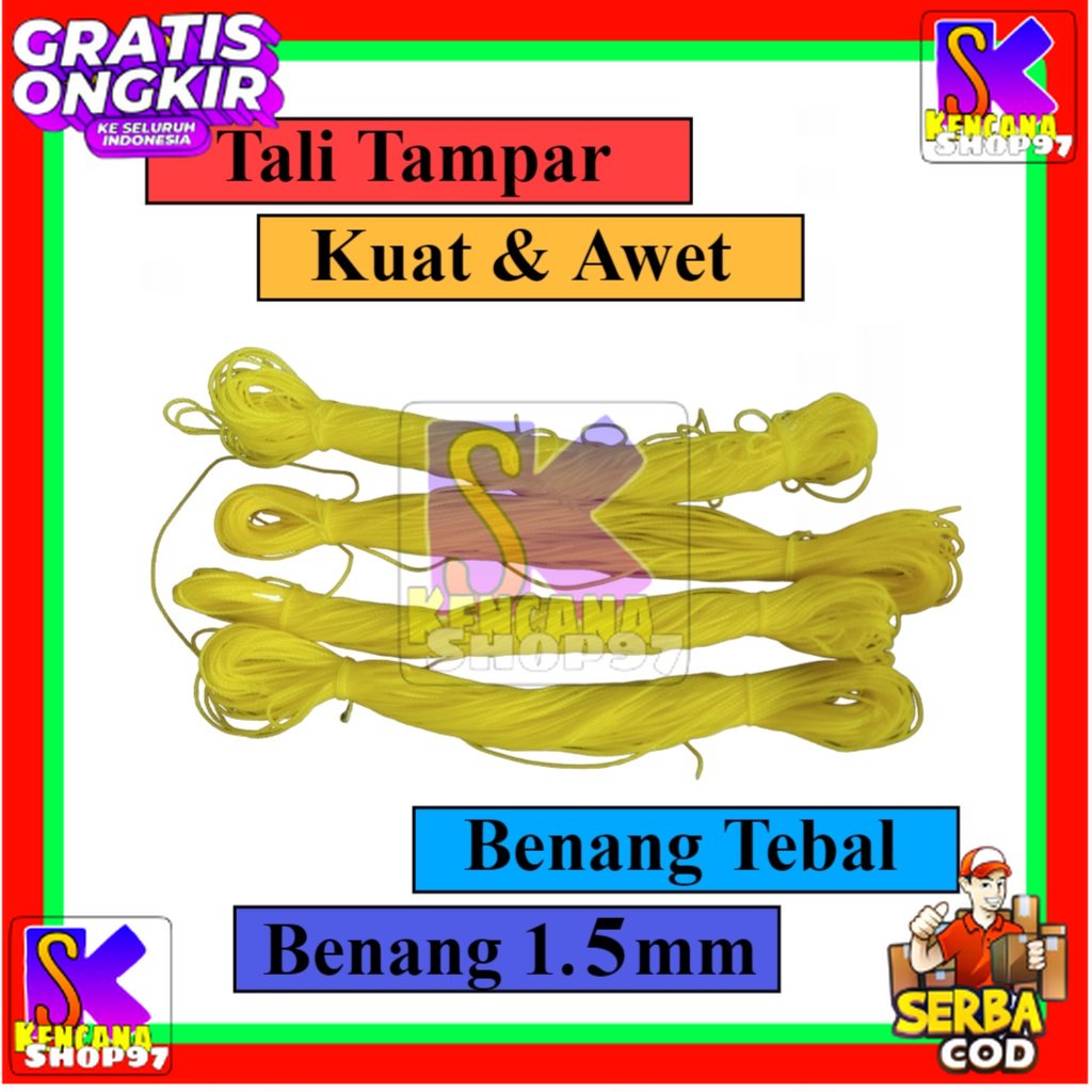 

SEA GULL tali tampar serbaguna, tali tampar bangunan, tali tampar 1mm per 1pcs (50meter)