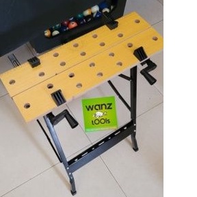 100KG beban Folding Work Bench Portable | Meja Kerja Tukang Press Clamp