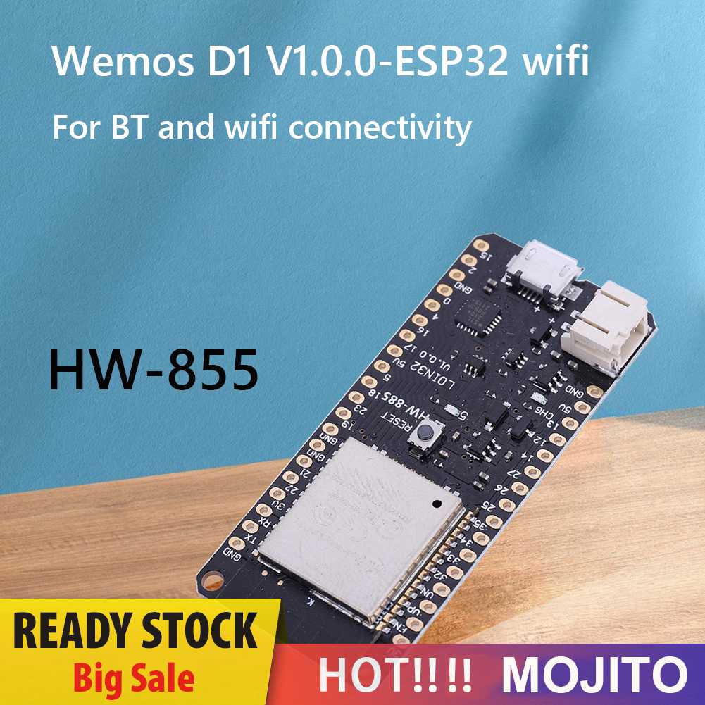 Untuk Wemos D1 V1.0.0-ESP32 Papan Pengembangan WiFi Bluetooth-Kompatibel Modul