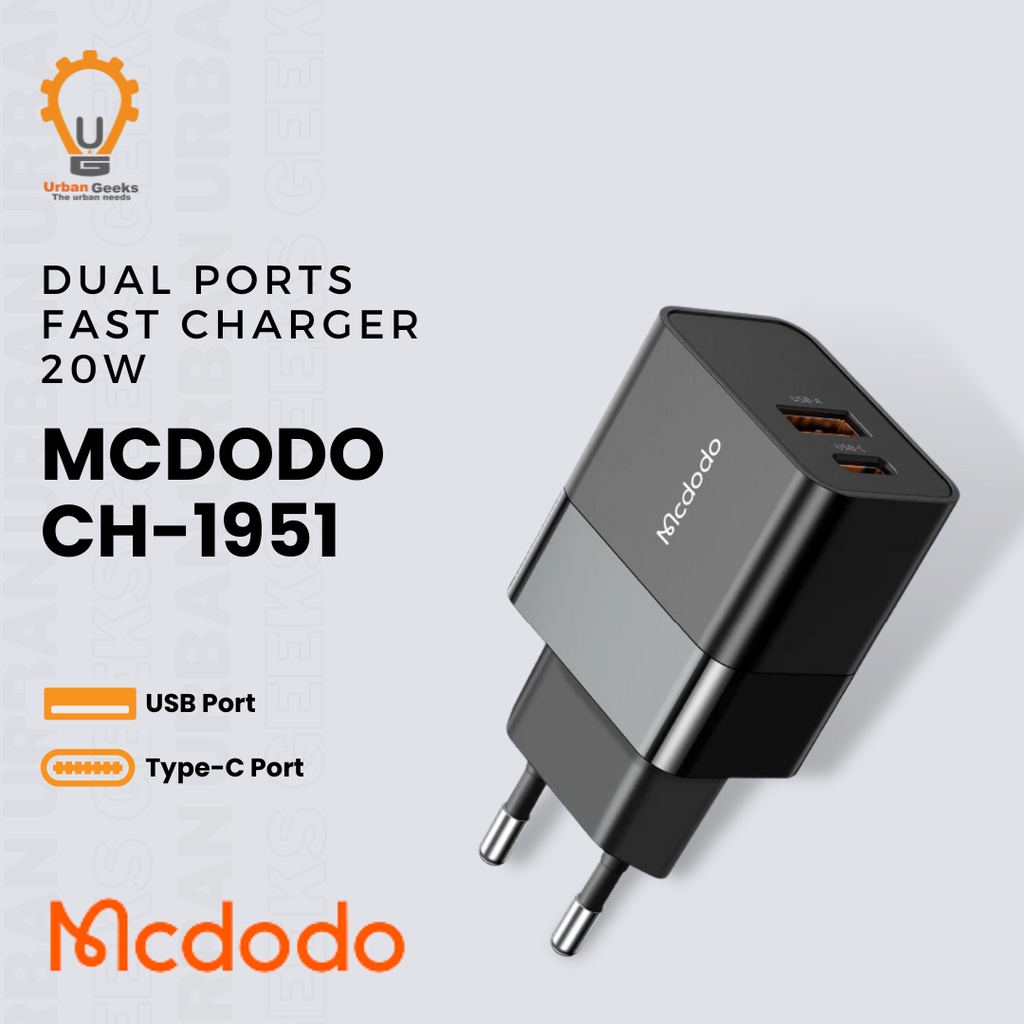 Mcdodo Hydrogen Series 20W PD+QC Charger
