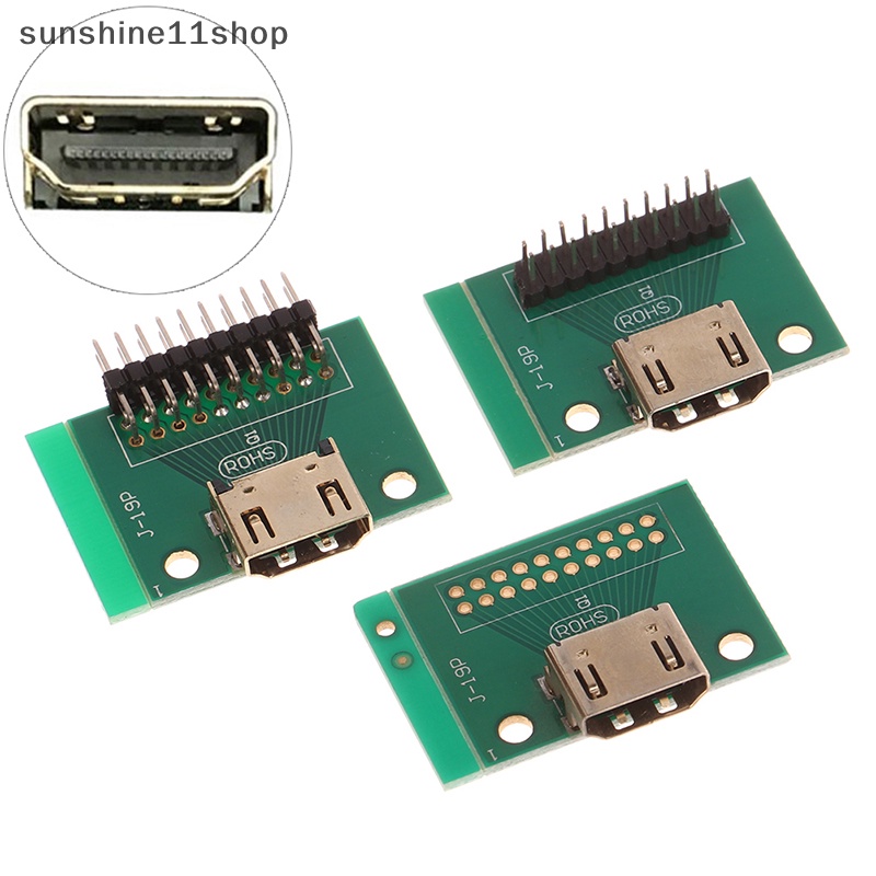 Sho Compatible Dengan HDMI 19Pin test Socket Jack 19Pin Adapter test Board Dengan Papan PCB N