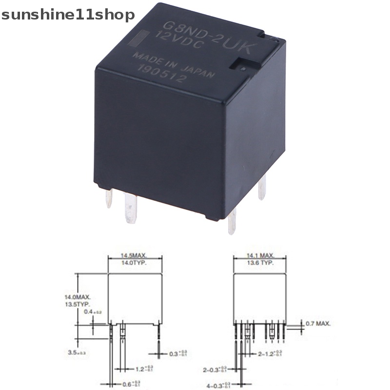 Sho G8ND-2UK 12VDC 12V 8Pins Automative Relay Untuk Auto Handbrake N