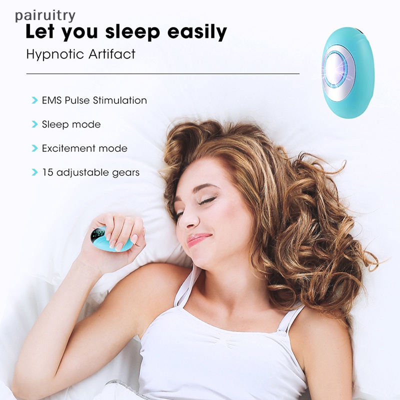 Prt Microcurrent Pulse massage Stimulasi Hipnosis Alat Bantu Tidur Insomnia Device PRT